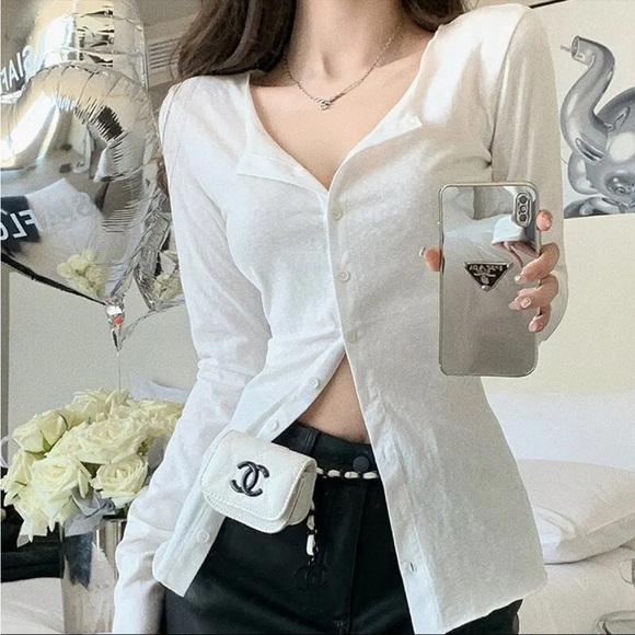 White button down - Picture 2 of 4